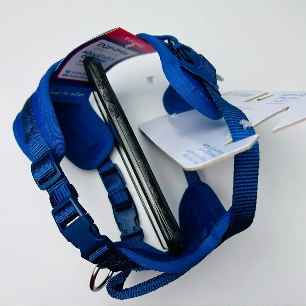 Top Paw Harness  Adjustable Comfort Blue NWT Dog X-Small